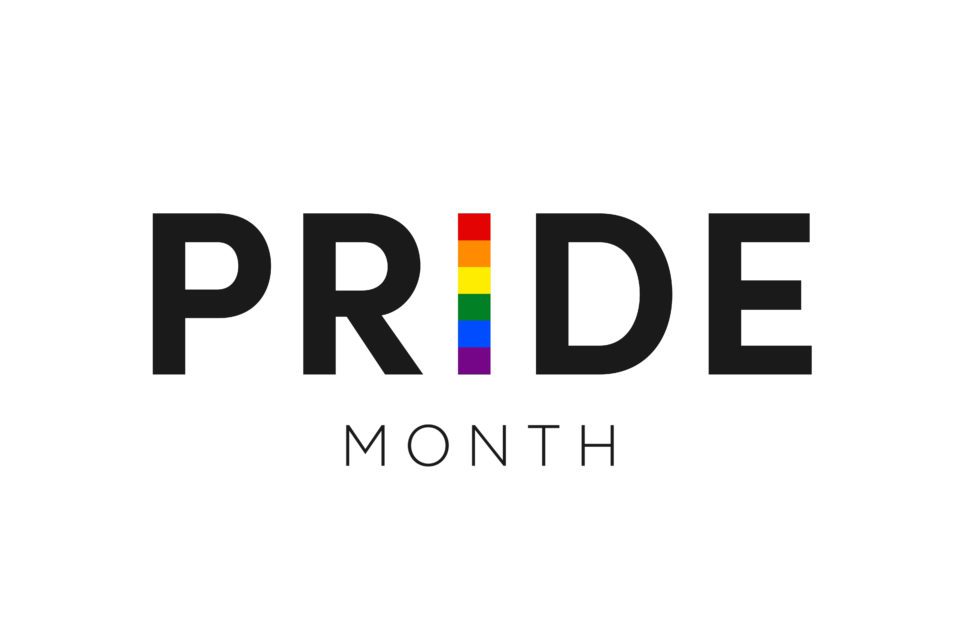 LGBTQ multicolored rainbow flag. Original color symbol of gay pride concept background,