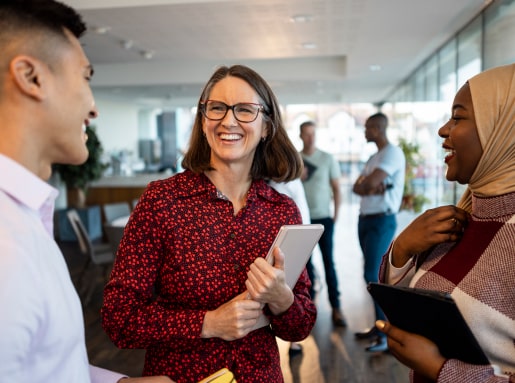 Diverse group in workplace