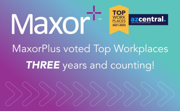 MaxorPlus Top Workplace Award